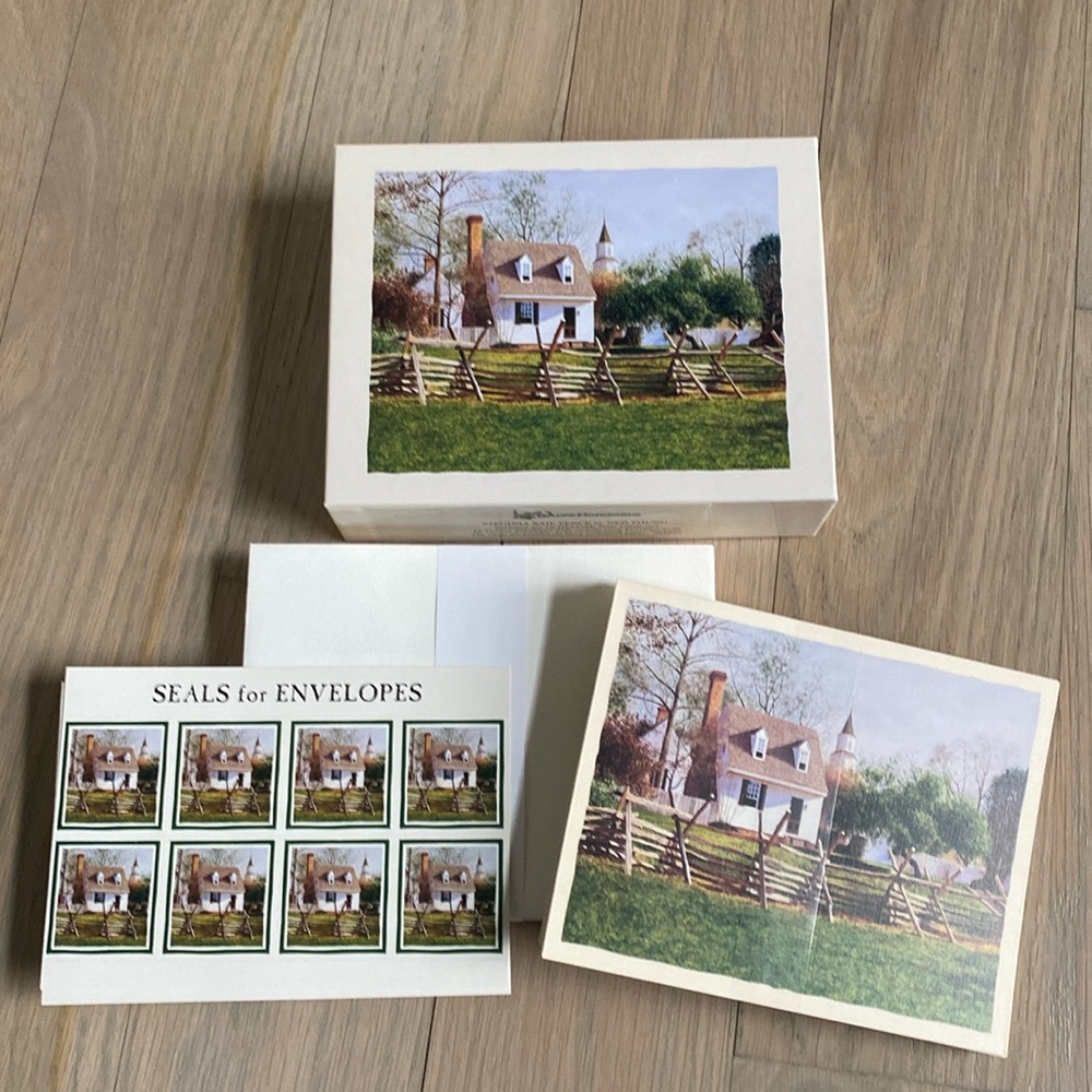 Lang Deluxe Notecards - Virginial Rail Fence